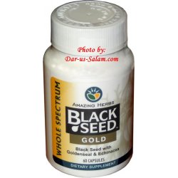 Black Seed GOLD, Goldenseal & Echinacea (60 Capsules)