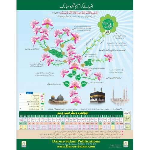 Lineage of Prophets Poster (Urdu) | Learn | Dar-us-Salam Lineage of Prophets Poster (Urdu) | Learn | Dar-us-Salam