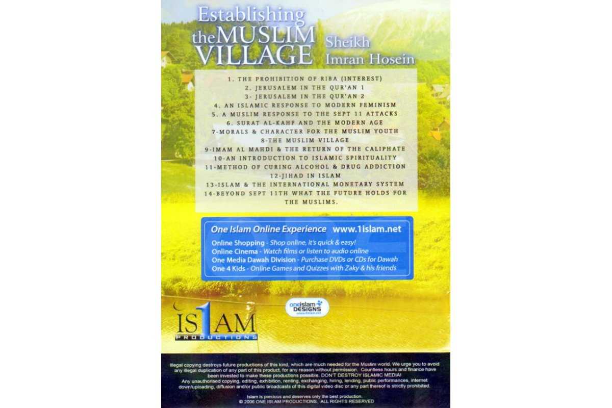 Establishing the Muslim Village (DVD) | Shop at Dar-us-Salam