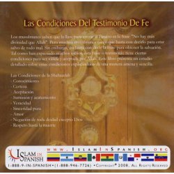 Spanish: Condiciones del Testimonio de Fe (CD) | Dar-us-Salam