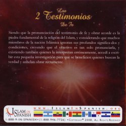 Spanish: Los Dos Testimonios de Fe (CD) | Shop at Dar-us-Salam