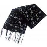 Black Hijab with Diamond Trim | Order Now at Dar-us-Salam