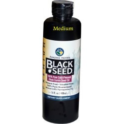 Amazing Herbs Black Seed Oil | Cold-Pressed, 100% Pure