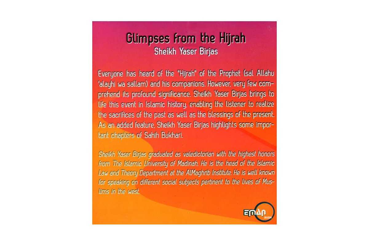 Glimpses From The Hijrah (CD) | Buy at Dar-us-Salam