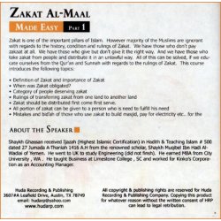 Zakat Al-Maal Made Easy - Part 1 (5 CDs) | Buy at Dar-us-Salam