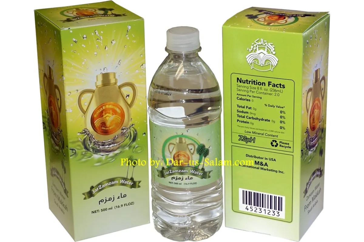 Zam Zam Water from Makkah (500 ml)