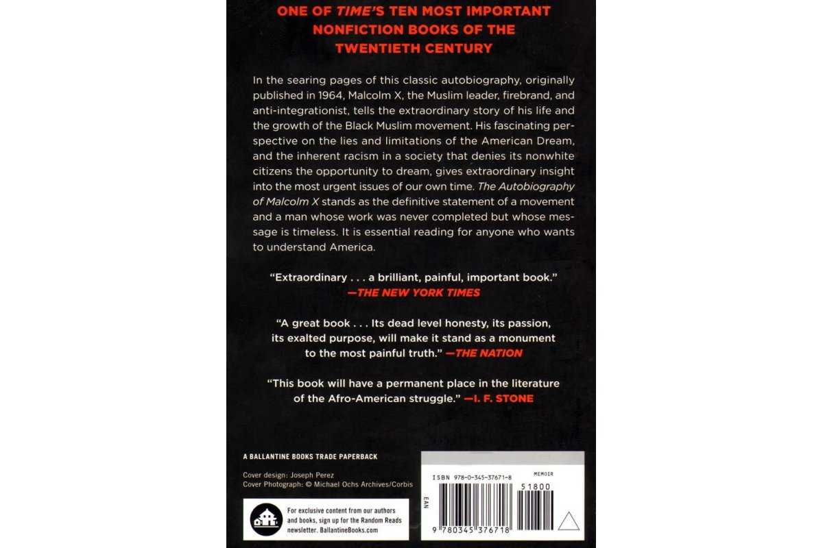 The Autobiography of Malcolm X