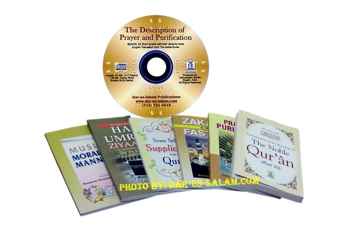 Lessons For New Muslims (6 Pocketsize Books with CD)