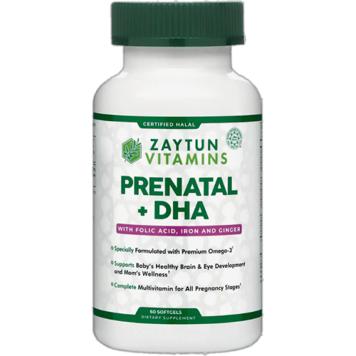 Prenatal Vitamins + DHA (60 Softgels)