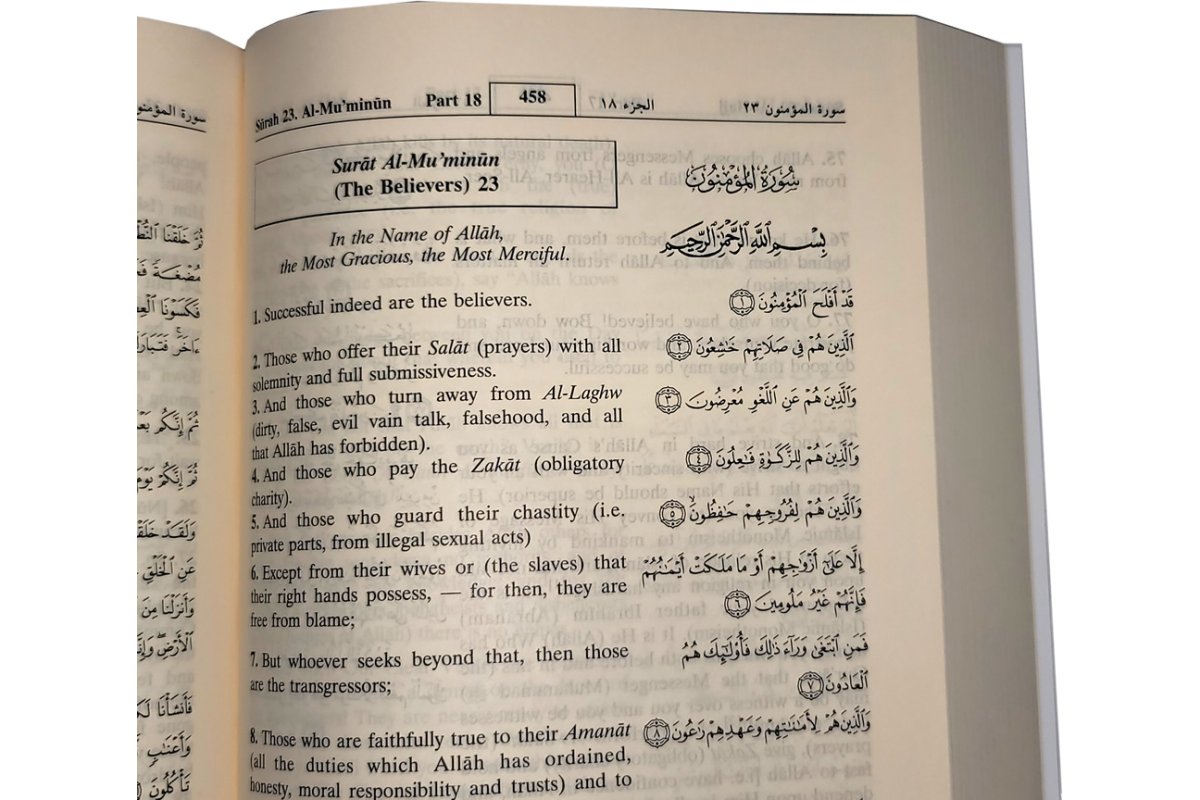 Noble Quran Arabic-English (6x9in Fine Paperback Book) | Dar-us-Salam