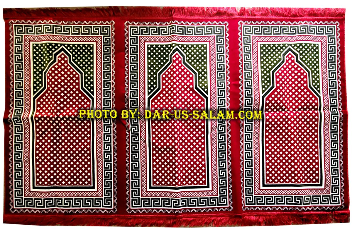 3-Person Prayer Rug for Group Use | Order Dar-us-Salam