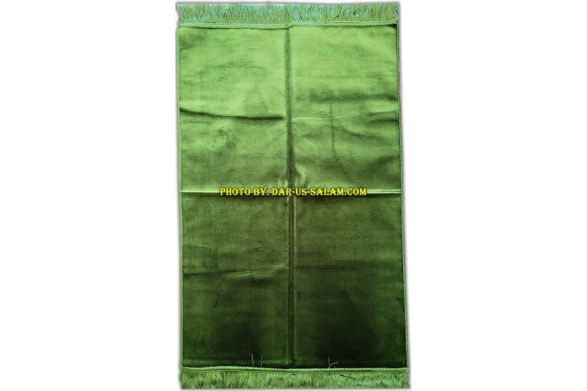 Solid Color Prayer Rug with Comfort Finish | Shop Dar-us-Salam