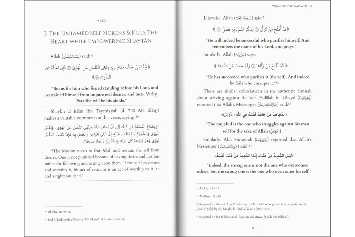 Winning the War Within | Shop Book at Dar-us-Salam