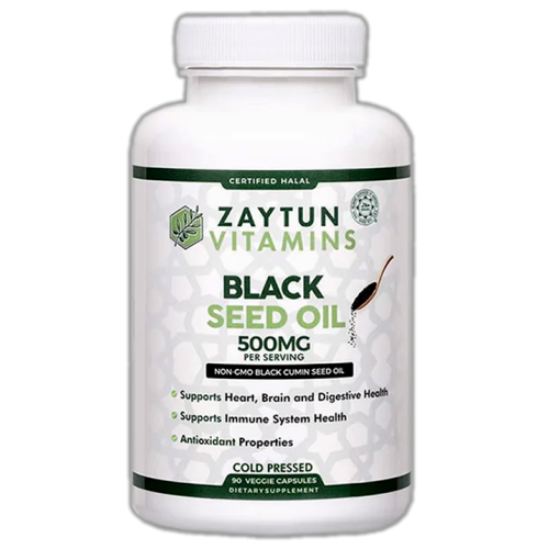 Black Seed Oil 500mg (90 Capsules) | Immune Support | Dar-us-Salam Black Seed Oil 500mg (90 Capsules) | Immune Support | Dar-us-Salam