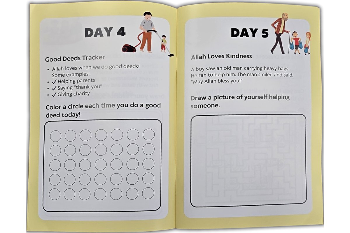 Ramadan Activity Book for Kids (Ages 4–8) | Get at Dar-us-Salam