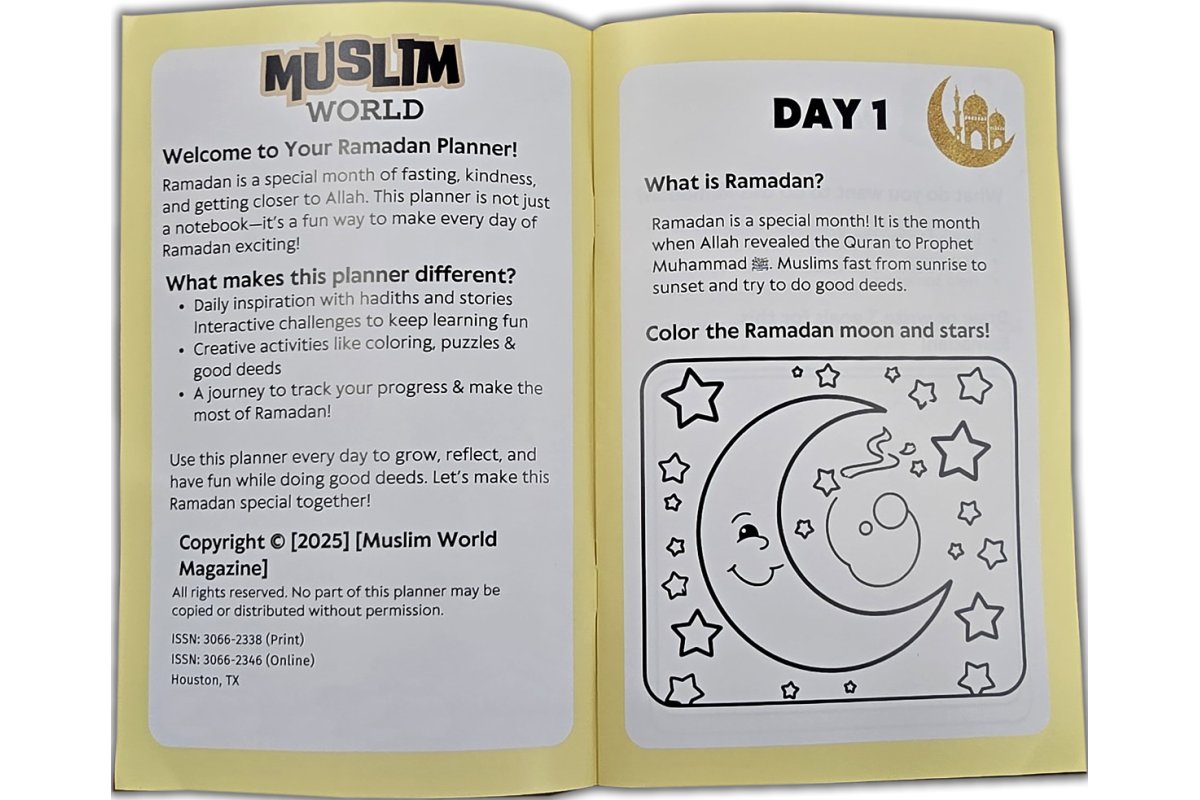 Ramadan Activity Book for Kids (Ages 4–8) | Get at Dar-us-Salam