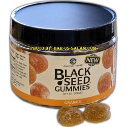 Black Seed Oil Orange Gummies (60 count) | Immune Support | Dar-us-Salam