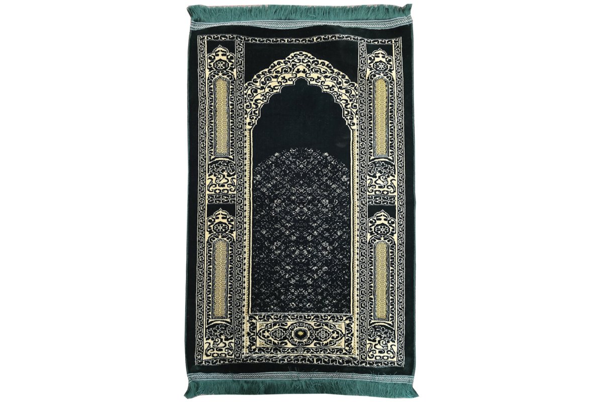 Prayer Rug with Cut Work Design | Premium | Dar-us-Salam
