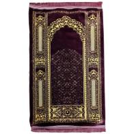 Prayer Rug with Cut Work Design | Premium | Dar-us-Salam
