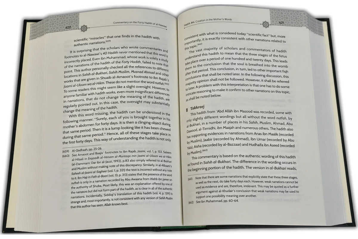 Commentary on the Forty Hadith of Al-Nawawi (2 Vol Book Set)