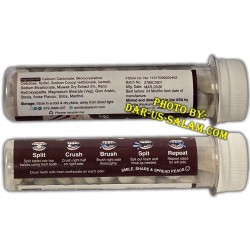 Miswak Toothpaste Tablets | Chewable Paste for Travel and Wudu